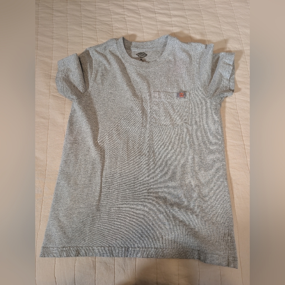 SALE -- Dickies Grey Pocket Tee, Size Medium